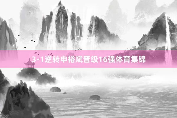 3-1逆转申裕斌晋级16强体育集锦